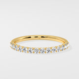 Round Half-Eternity Band