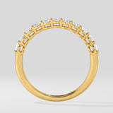 Small Oval Half-Eternity Band