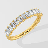 Small Emra Half-Eternity Band