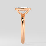 1.50 Ct Oval Bezel Ring