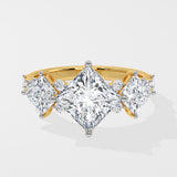2 Ct Prism Princess Ring