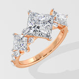2 Ct Prism Princess Ring