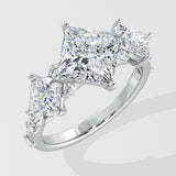 2 Ct Prism Princess Ring