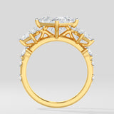 2 Ct Prism Princess Ring
