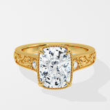 3 Ct Reliqué Cushion Ring