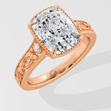 3 Ct Reliqué Cushion Ring