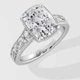 3 Ct Reliqué Cushion Ring
