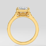 3 Ct Reliqué Cushion Ring