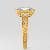 3 Ct Reliqué Cushion Ring
