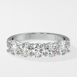 Half Eternity Diamond Band