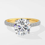 Stellar 2 ct Lotus Solitaire Ring - House Of Quadri