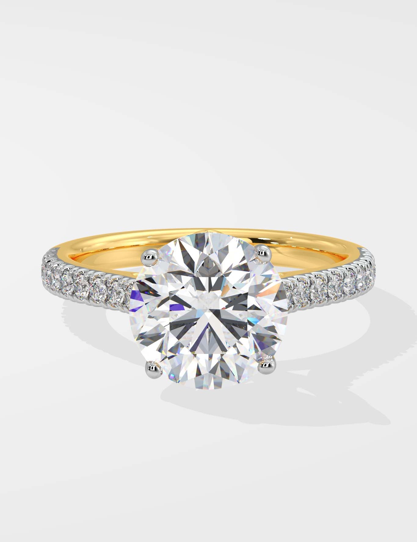 Stellar 2 ct Lotus Solitaire Ring - House Of Quadri