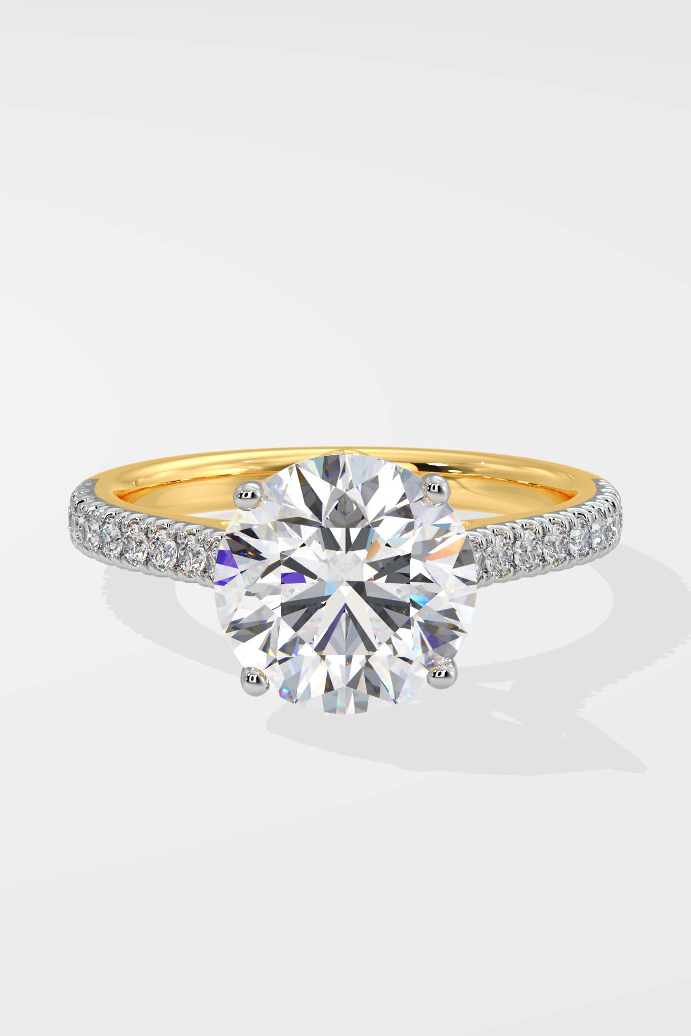 Stellar 2 ct Lotus Solitaire Ring - House Of Quadri