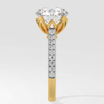 Stellar 2 ct Lotus Solitaire Ring - House Of Quadri