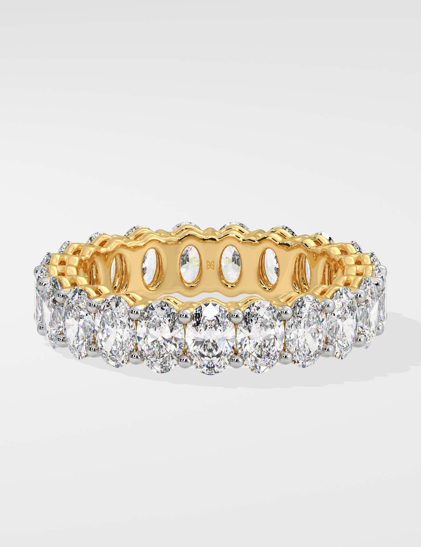 Empowered Oval eternity band - House Of Quadri