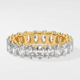 Oval Eternity Diamond Band