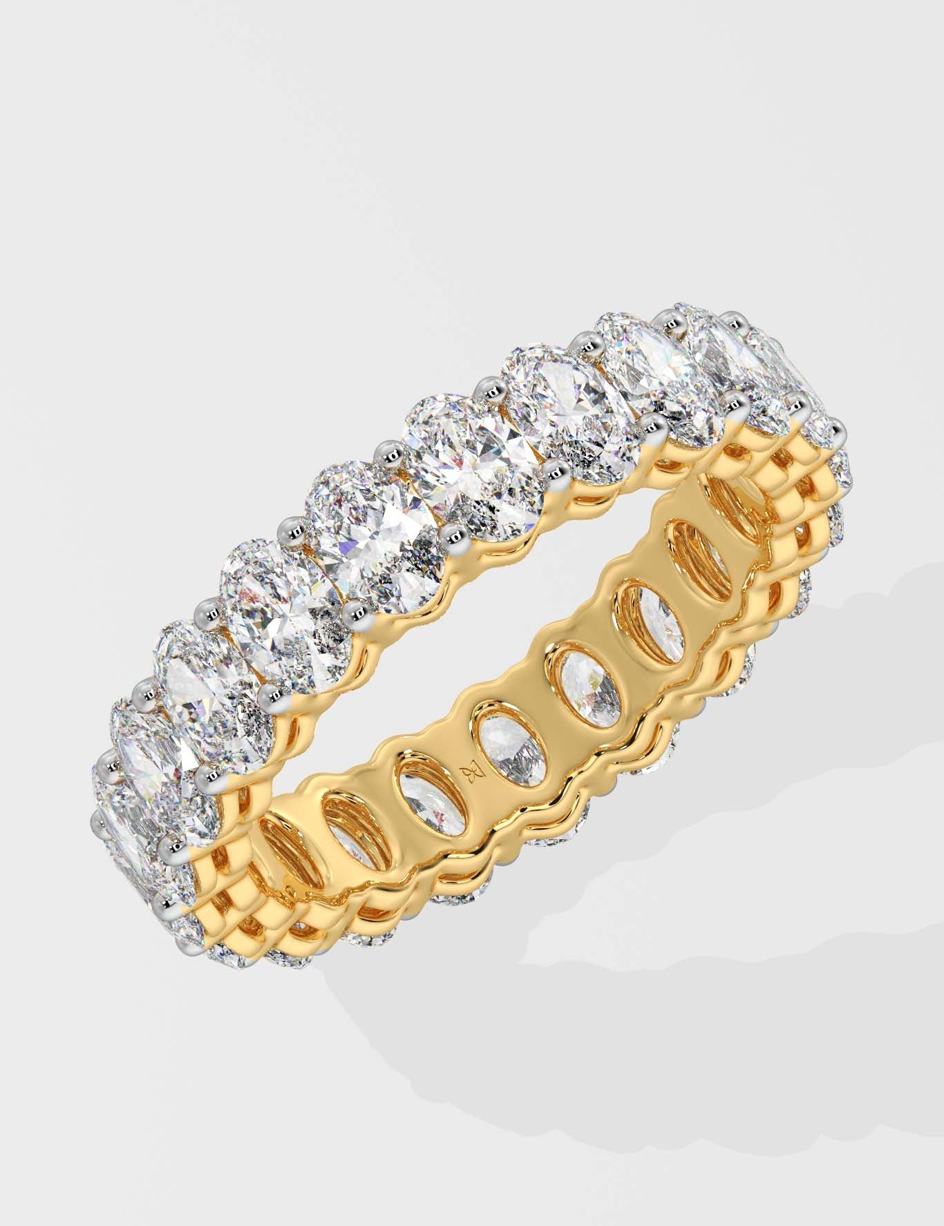 Empowered Oval eternity band - House Of Quadri