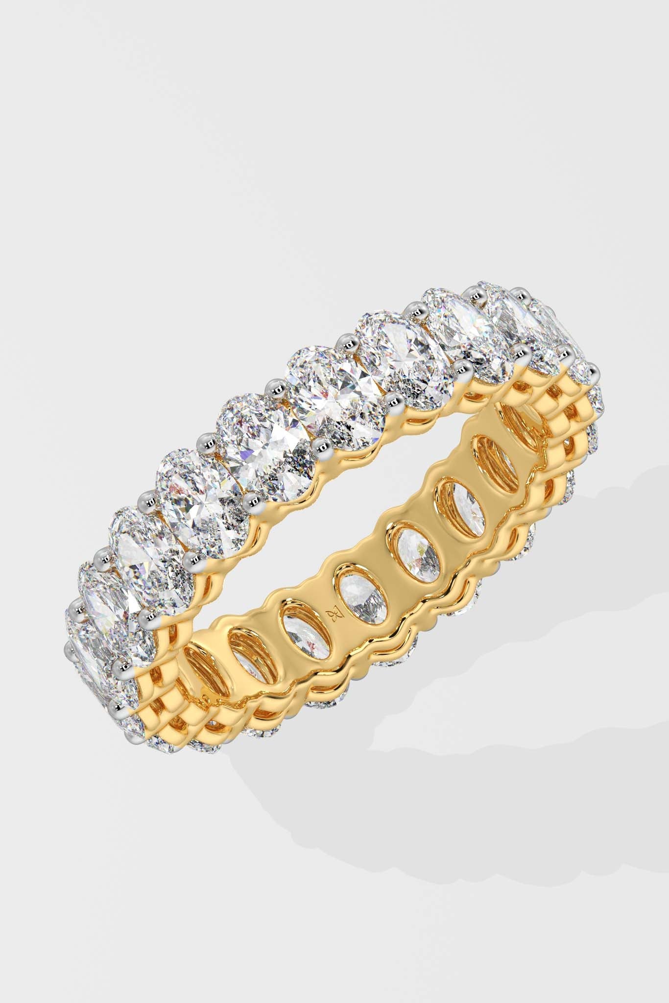 Empowered Oval eternity band - House Of Quadri