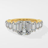 3 ct Emerald Grandeur Ring