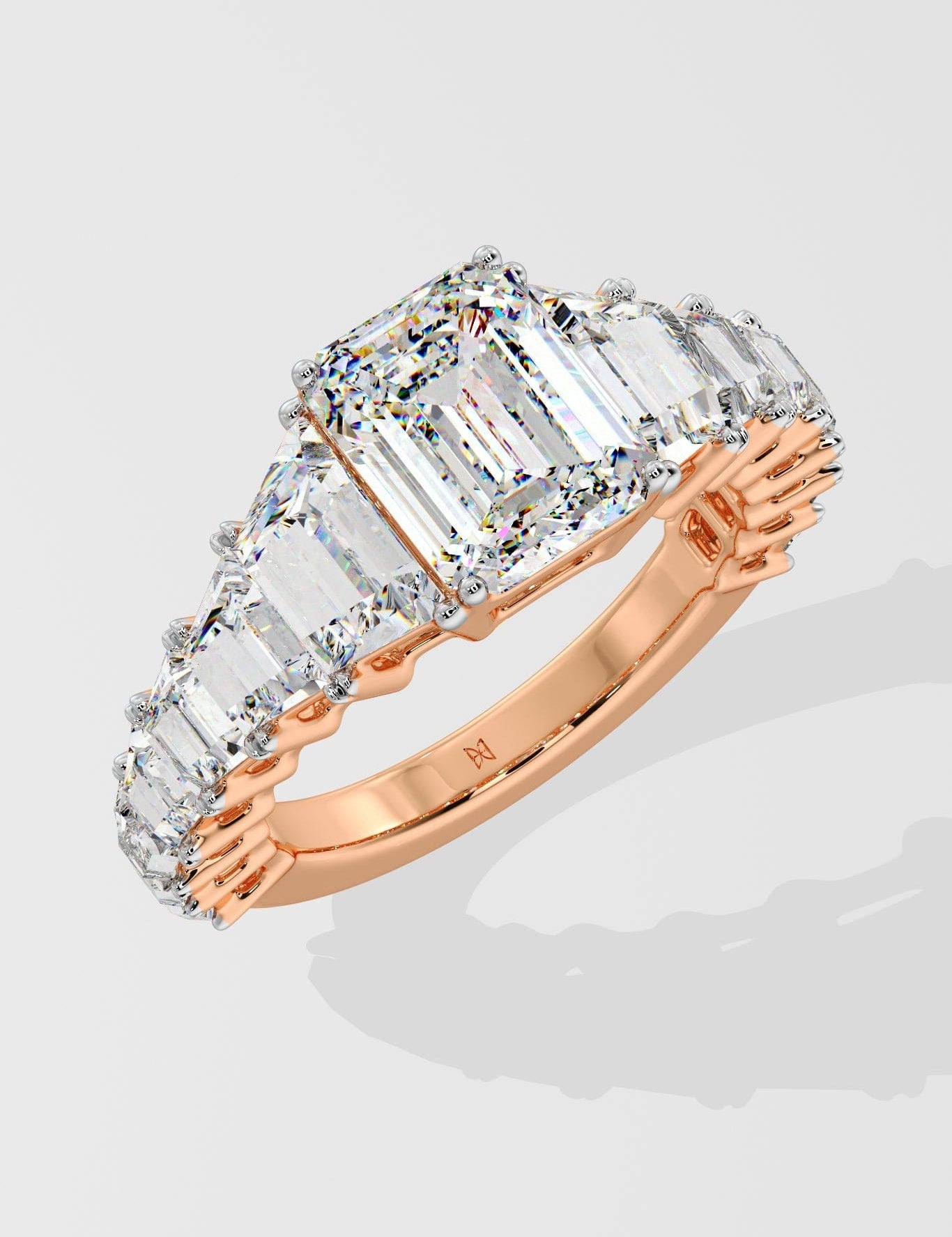 3 ct Emerald Grandeur Ring