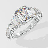 3 ct Emerald Grandeur Ring