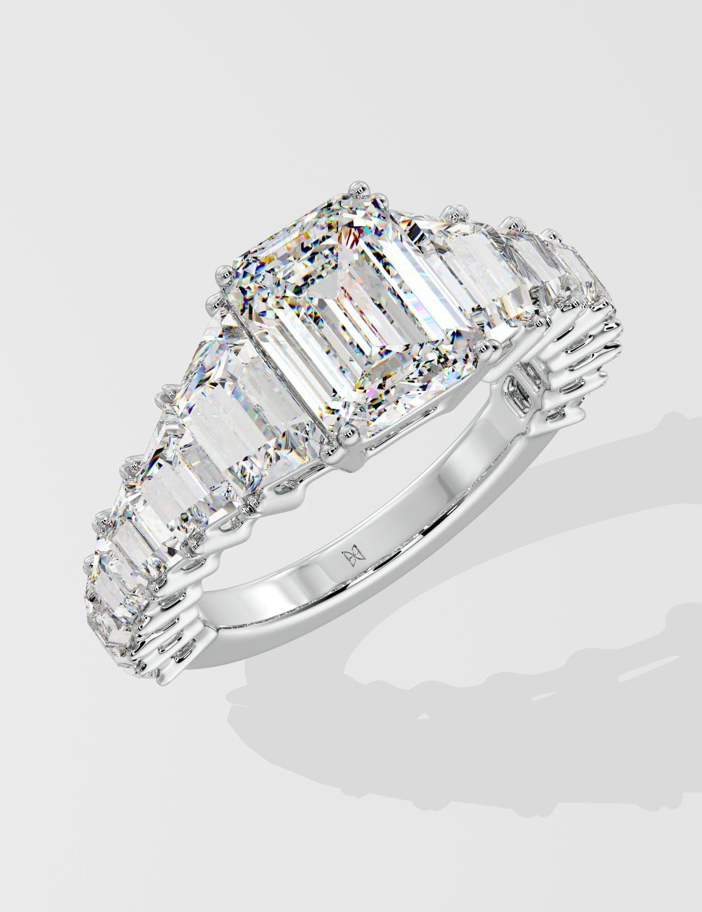 3 ct Emerald Grandeur Ring