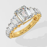 3 ct Emerald Grandeur Ring