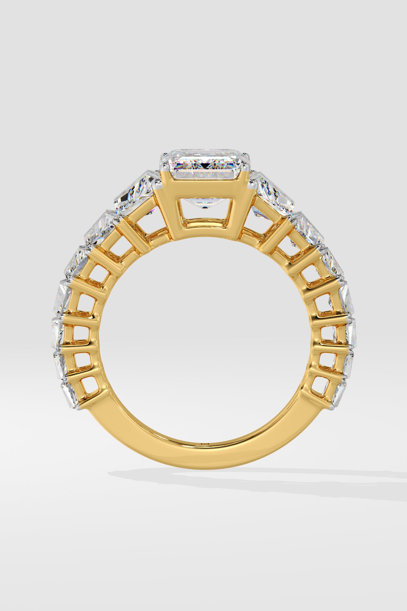 3 ct Emerald Grandeur Ring