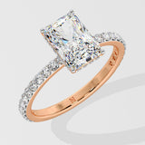 1.5 ct Radiant Classic Diamond Ring
