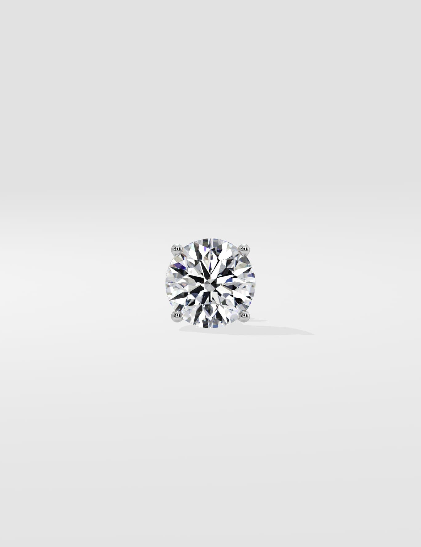 1 Ct Round Stud - House of Quadri