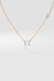 Accented Solitaire Necklace - House of Quadri