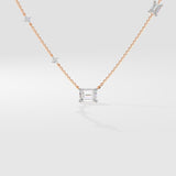 Accented Solitaire Necklace