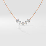 Emra 5 Stone Unity Necklace House of Quadri