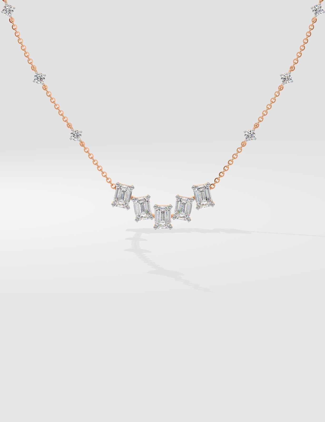 Emra 5 Stone Unity Necklace House of Quadri