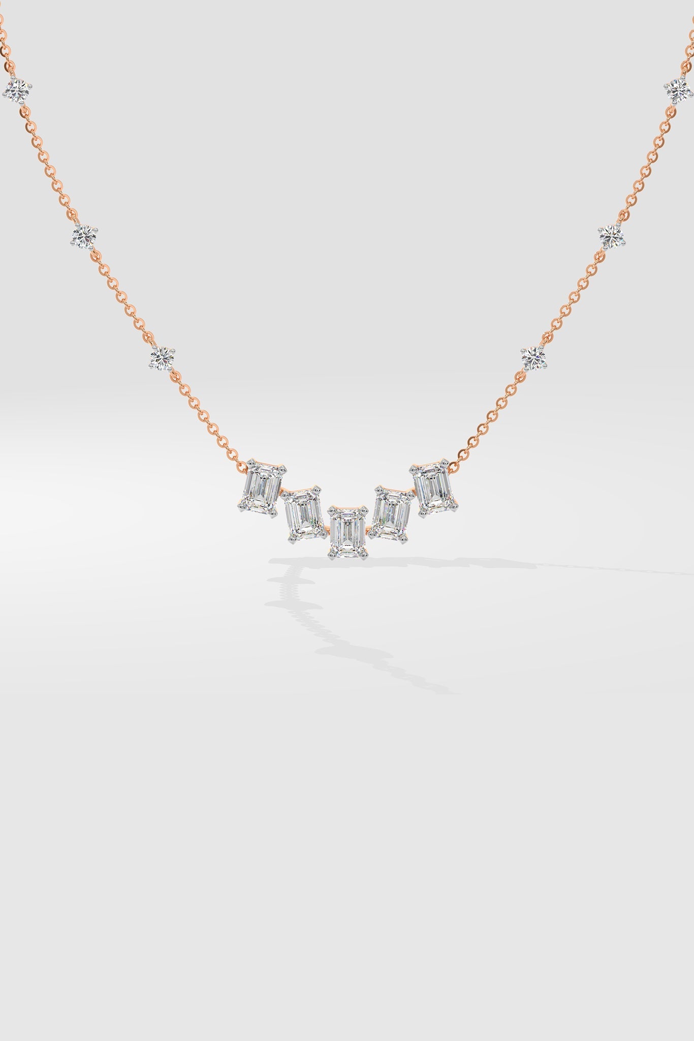 Emra 5 Stone Unity Necklace House of Quadri