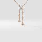 Stellar Solitaire Drop Necklace - House Of Quadri