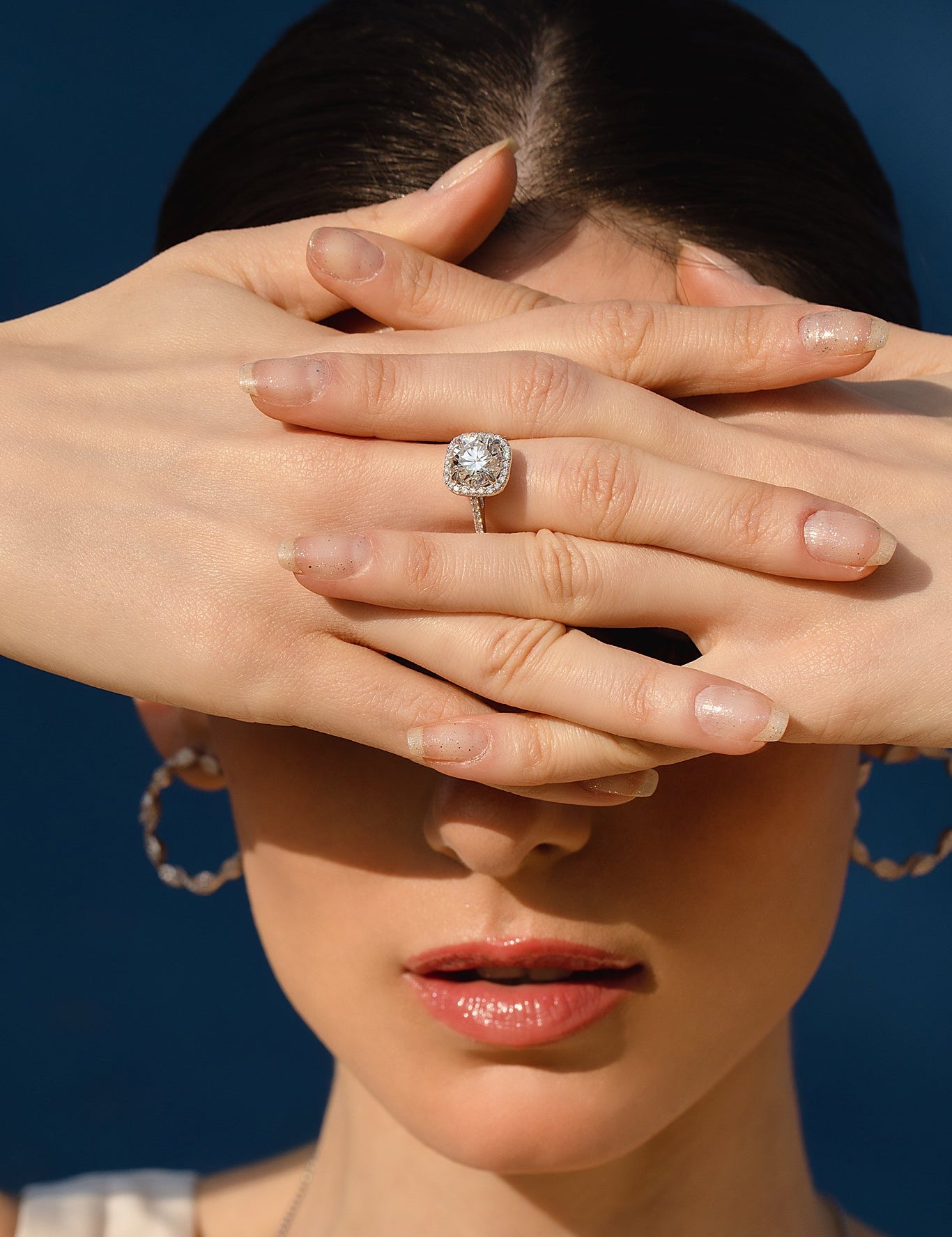 Stellar Cushion Halo 3 ct Solitaire Ring - House Of Quadri