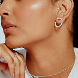 T-Shirt Double Diamond Duo Necklace - House Of Quadri