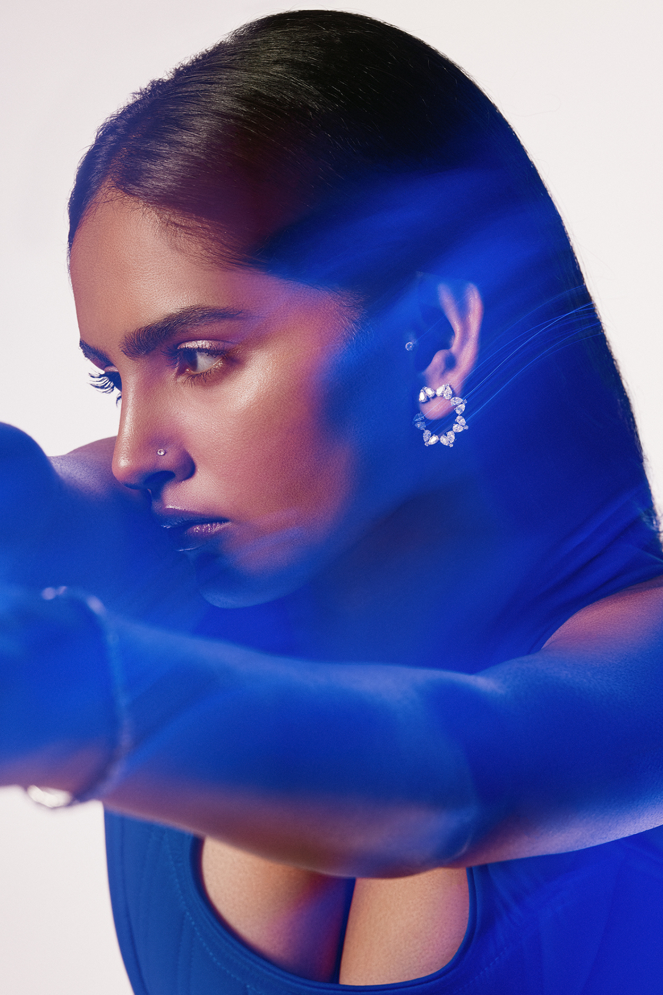 Illuminate Starlight Front Hoops - House Of Quadri