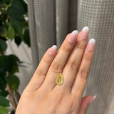 5.14 Ct Pear Modified Billiant Cut (Fancy Yellow) VVS2