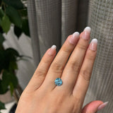 3.01 Ct Round (Fancy Vivid Blue) VS2 - House of Quadri