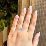 2 Ct D VVS2 Moval Brilliant Cut Diamond