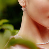 4 ct Fleur Solitaire Danglers