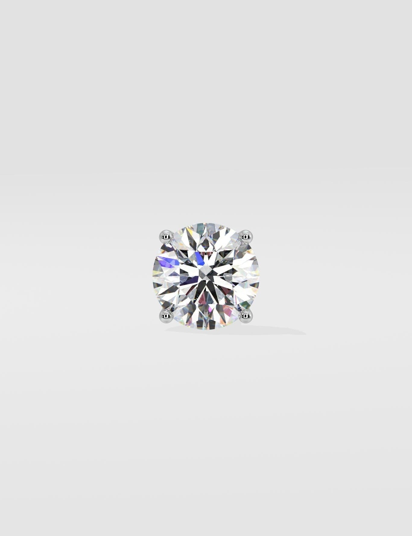 1 ct Round Stud - House Of Quadri