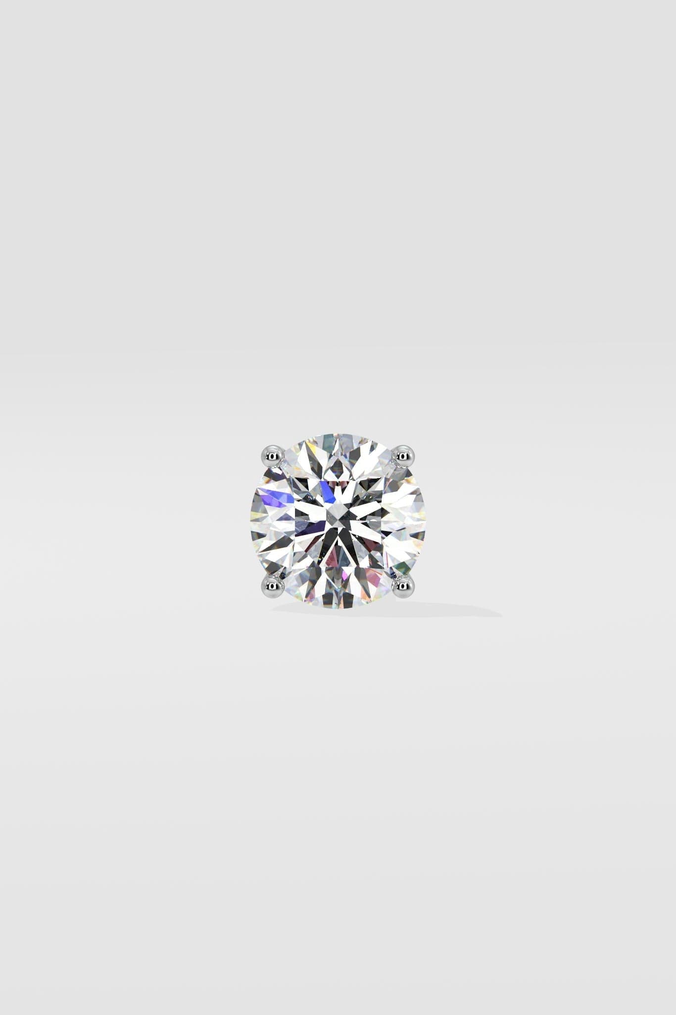 1 ct Round Stud - House Of Quadri