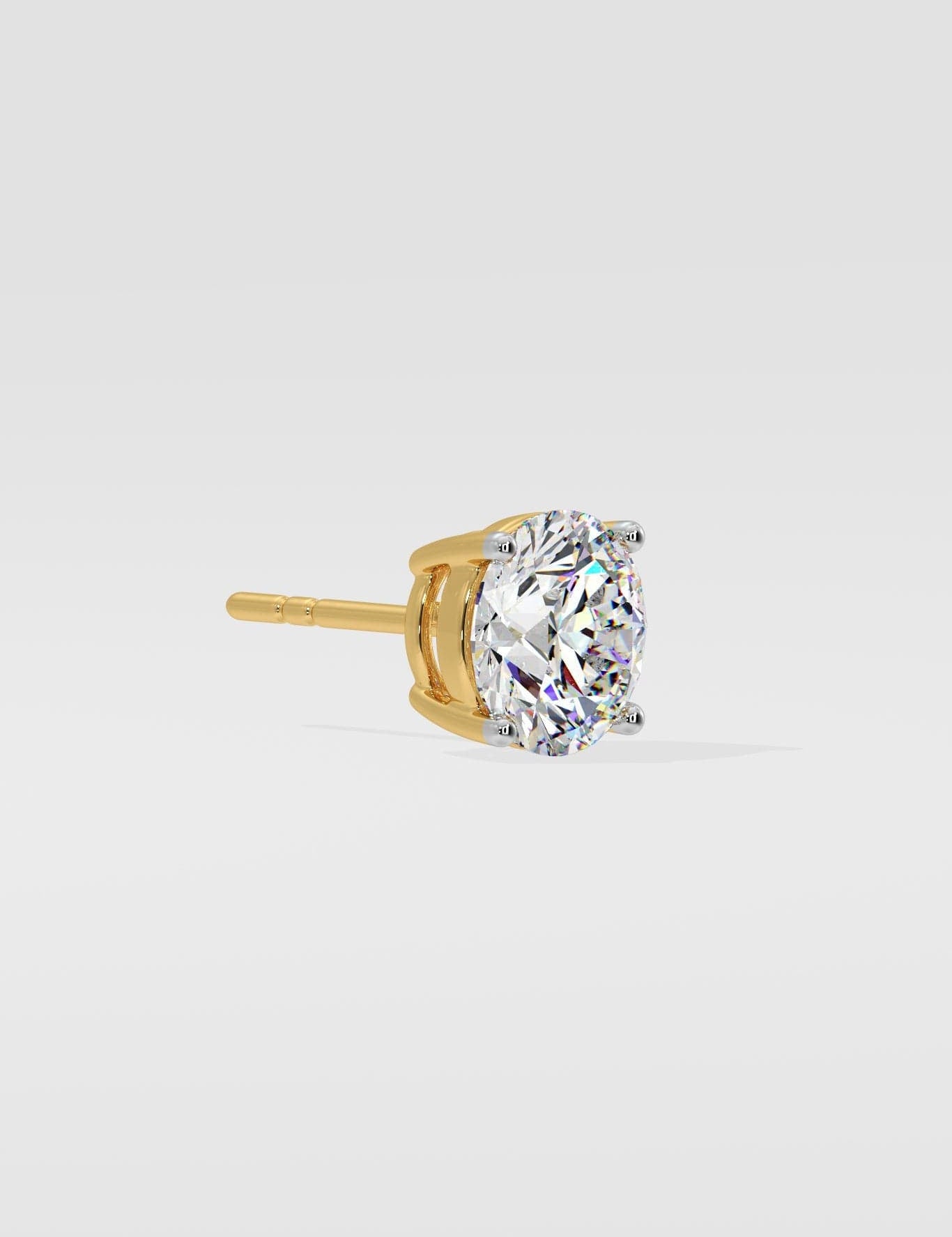 1 ct Round Stud - House Of Quadri