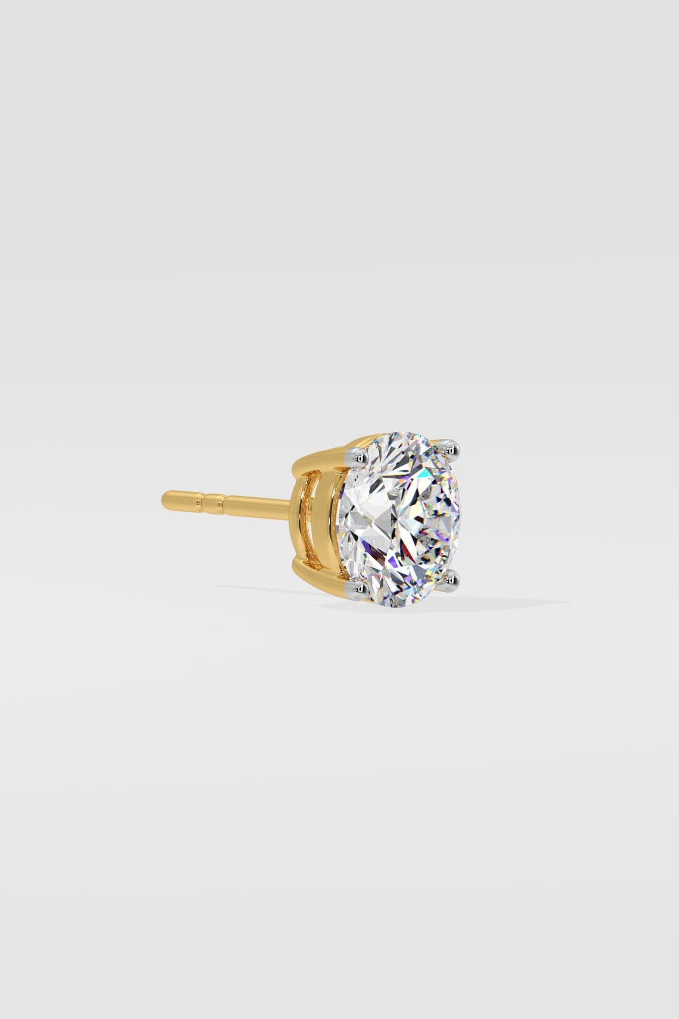1 ct Round Stud - House Of Quadri