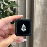 8.43 Ct Pear Cut F VS1 - House of Quadri