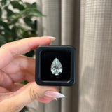 8.43 Ct Pear Cut F VS1 - House of Quadri