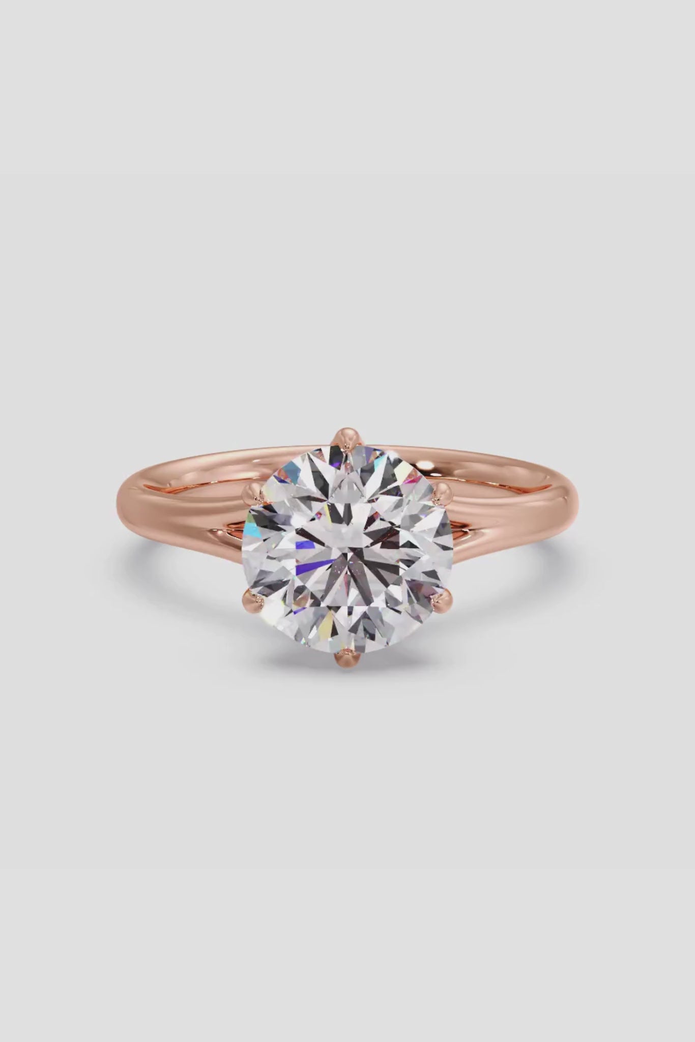 2 ct Flow Solitaire Ring
